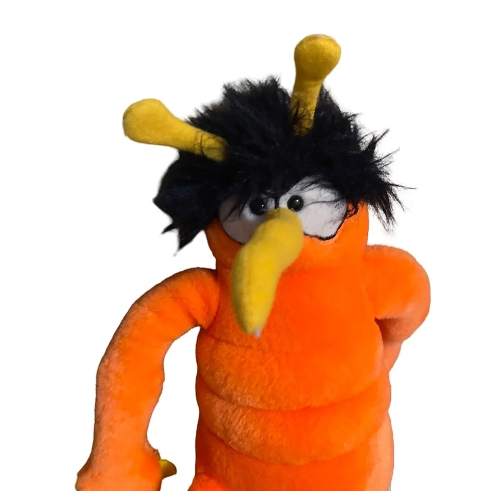 1988‎ Deep Woods Off Orange Insect Bug Mosquito Dakin Plush SC Johnson 14”